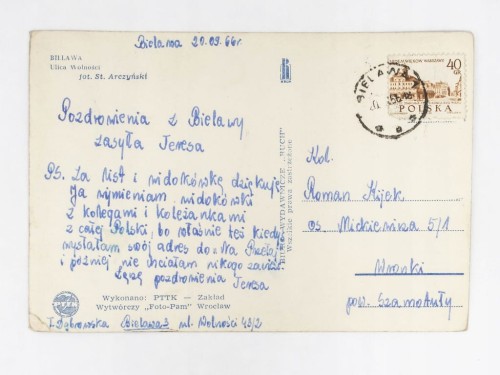 BIELAWA - UL. WOLNOŚCI 1966