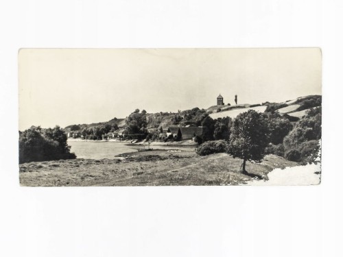 SANTOK - PANORAMA WIDOK NA WIEŚ PRL