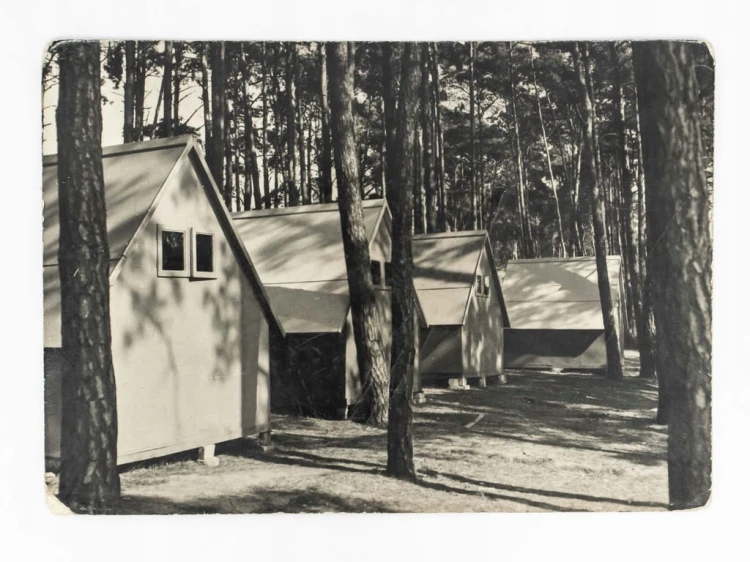 SŁAWA ŚLĄSKA - DOMKI CAMPINGOWE 1962