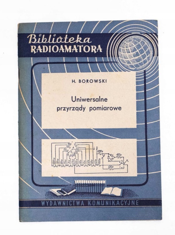 STARA KSIĄŻKA UNIWESALNE PRZYRZĄDY POMIAROWE 1955