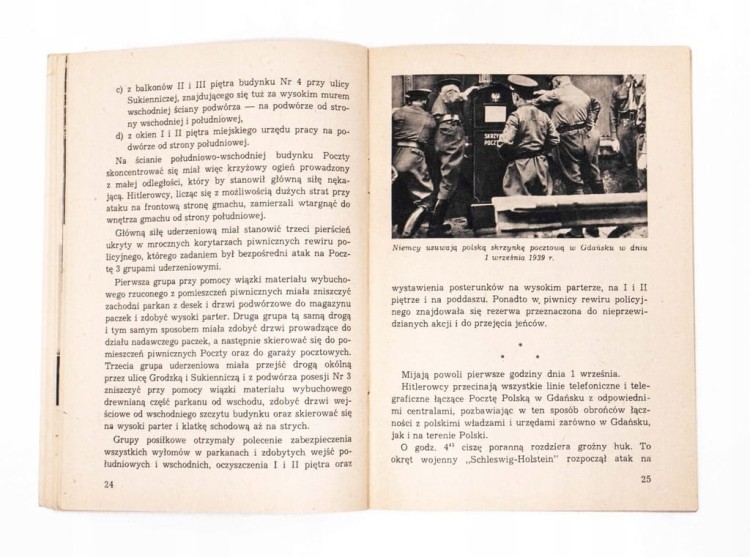 STARA KSIĄŻKA OBRONA POCZTY POLSKIEJ W GDAŃSKU 1966