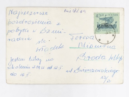 SZUMIRAD - BUDYNEK W SZUMIRADZIE 1964