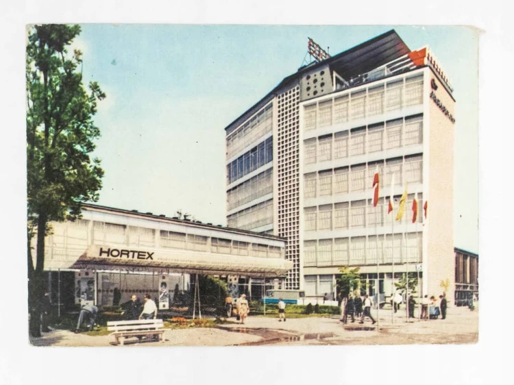 POZNAŃ - MIĘDZYNARODOWE TARGI POZNAŃSKIE MTP, PAWILONY HANDLOWE HORTEX 1969