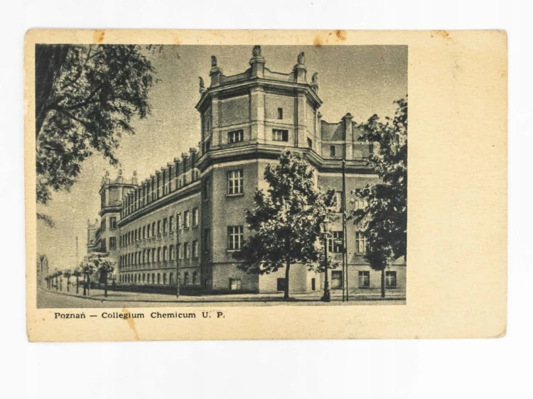 POZNAŃ - COLLEGIUM CHEMICUM UNIWERSYTETU PRZYRODNICZEGO 1950