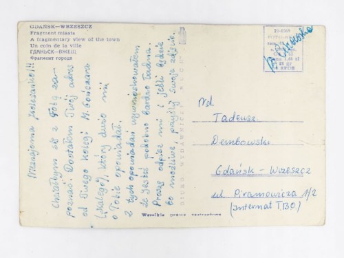 GDAŃSK WRZESZCZ - FRAGMENT MIASTA, ARGED 1963