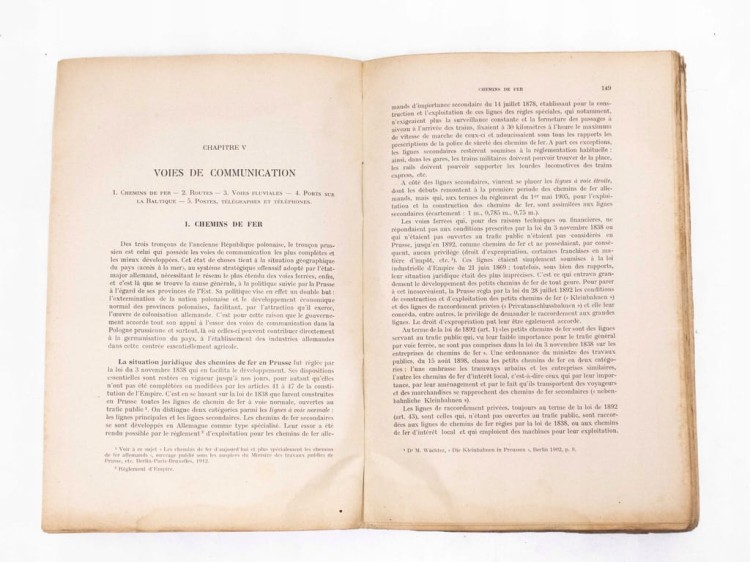 STARA KSIĄŻKA FRANCUSKA, EKONOMIA W POLSCE 1919
