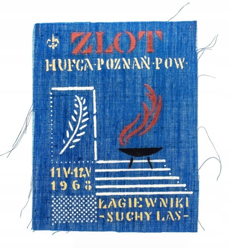 NASZYWKA HARCERSKA - ZLOT HUFCA POZNAŃ, ŁAGIEWNIKI / SUCHY LAS 1968