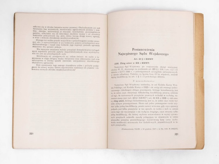 STARA KSIĄŻKA WOJSKOWY PRZEGLĄD PRAWNICZY PRASA WOJSKOWA ŁÓDŹ 1949