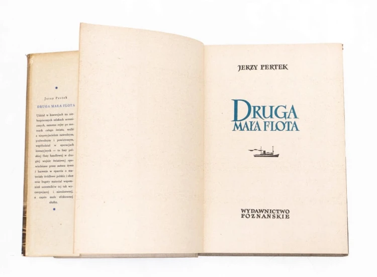 STARA KSIĄŻKA DRUGA MAŁA FLOTA, POZNAŃ 1959