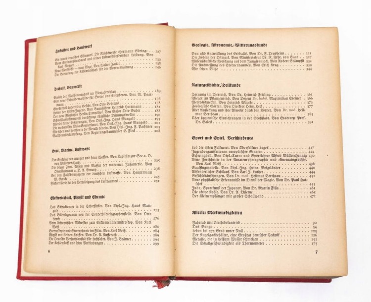 STARA KSIĄŻKA NIEMIECKA DAS NEUE UNIVERSUM 1939