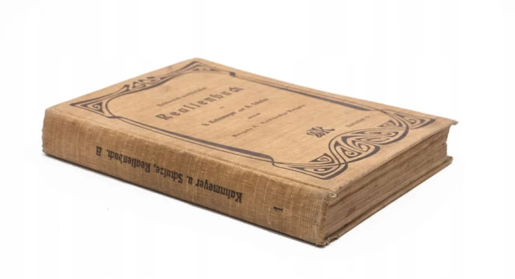 STARA KSIĄŻKA NIEMIECKA REALIENBUCH 1913