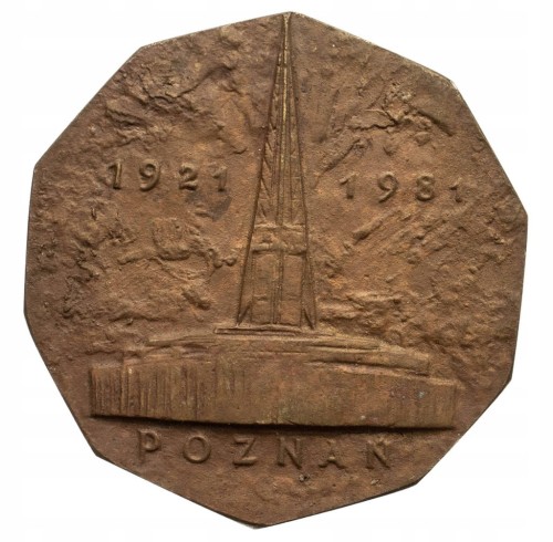 MEDAL 60 LAT RZEMIOSŁA W TARGACH MTP POZNAŃ 1981