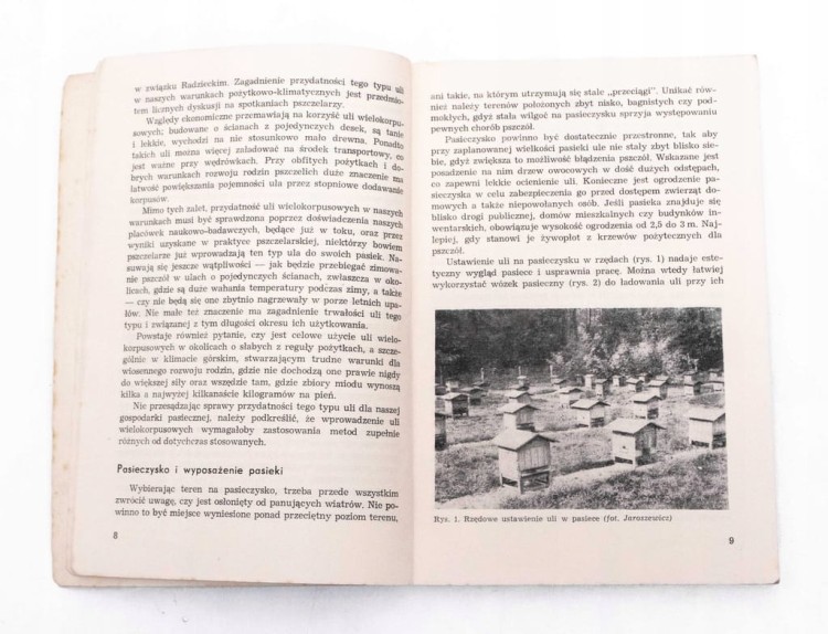 STARA KSIĄŻKA INSTENSYWNA GOSPODARKA W PASIECE 1966