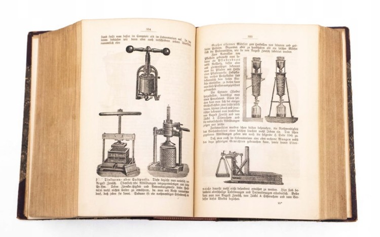 STARA NIEMIECKA KSIĄŻKA DER DROGIST APTEKARZ, ŻYTAWA 1895