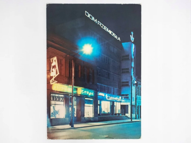 RZESZÓW - DOM RZEMIOSŁA NOCĄ 1970