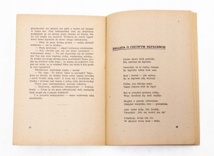 STARA KSIĄŻKA HUMORESKI I FRASZKI, PROSZĘ O PRZYJEMNY WYRAZ TWARZY 1945