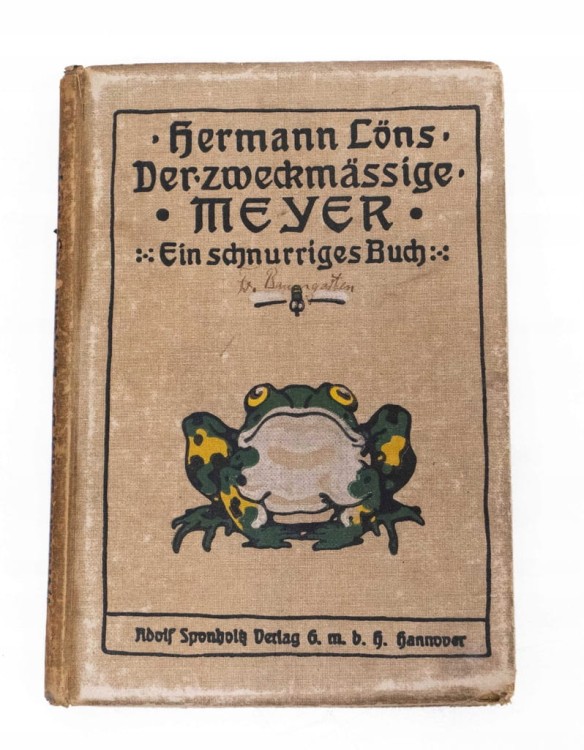 STARA KSIĄŻKA NIEMIECKA DER ZWECKMASSIGE MEYER 1922