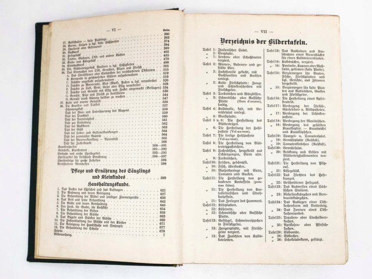 STARA NIEMIECKA KSIĄŻKA KUCHARSKA ILUSTROWANA KARLSRUHE 1939
