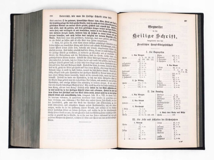 STARA NIEMIECKA BIBLIA WEDŁUG M. LUTHRA NA PAMIĄTKĘ DNIA ŚLUBU OLSZTYN 1937