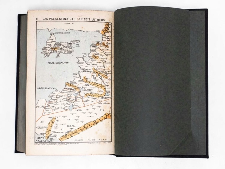 STARA NIEMIECKA BIBLIA WEDŁUG M. LUTHRA NA PAMIĄTKĘ DNIA ŚLUBU OLSZTYN 1937