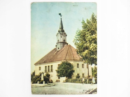 BIELSK PODLASKI - RATUSZ BAROKOWY Z WIEŻĄ ZEGAROWĄ 1968