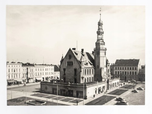 KROTOSZYN - RYNEK Z RATUSZEM 1967