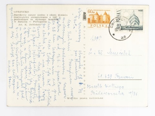 OBRZYCKO - BAROKOWY RATUSZ 1973