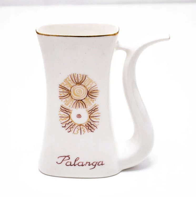 STARY PORCELANOWY WAZONIK - PALANGA, POŁĄGA, LITWA