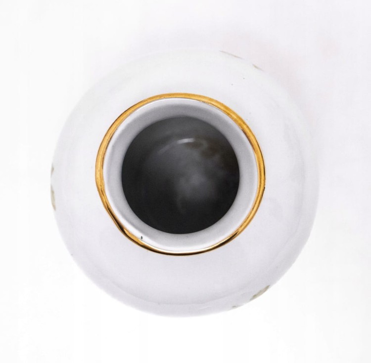 STARY PORCELANOWY WAZONIK CHODZIEŻ