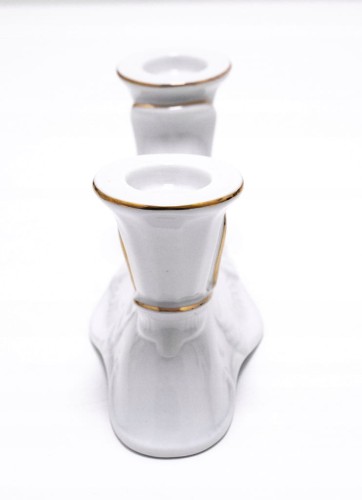 STARY PORCELANOWY ŚWIECZNIK CHODZIEŻ