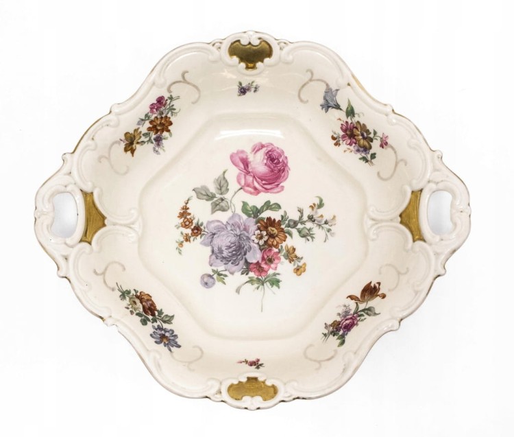 STARY PORCELANOWY PÓŁMISEK ESCHENBACH BAVARIA