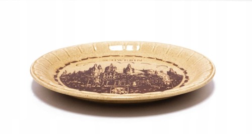 STARY PORCELANOWY TALERZ SCHWERIN, NIEMCY