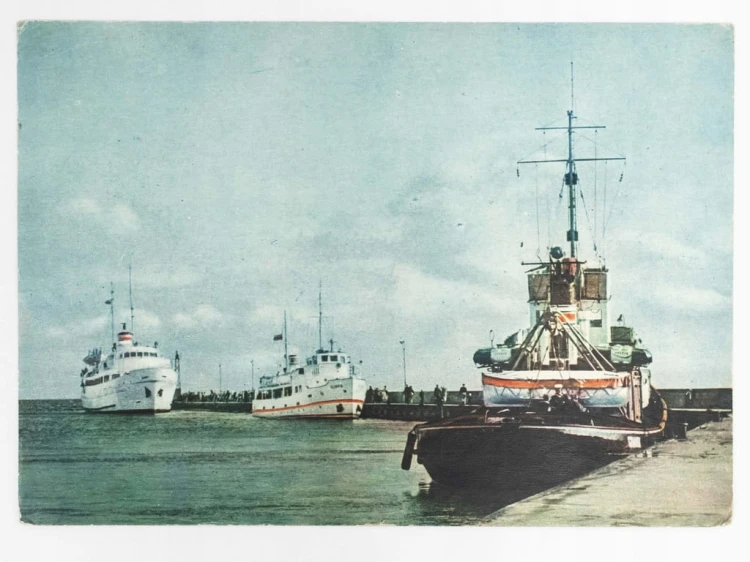 HEL - STATKI W PORCIE RYBACKIM 1962