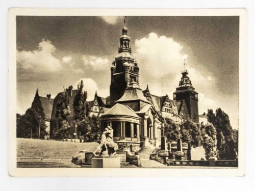 SZCZECIN - WAŁY CHROBREGO Z WIDOKIEM NA OBECNY URZĄD WOJEWÓDZKI 1964