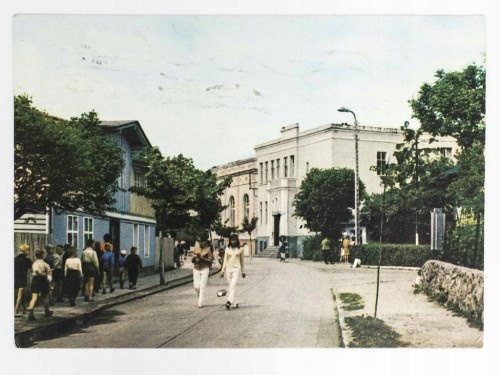USTRONIE MORSKIE - FRAGMENT OSIEDLA Z DOMEM FWP POMORZANKA 1967