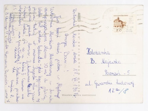 USTRONIE MORSKIE - FRAGMENT OSIEDLA Z DOMEM FWP POMORZANKA 1967