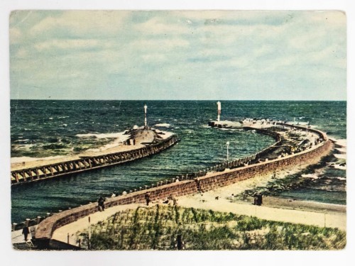 KOŁOBRZEG - WEJŚCIE DO PORTU 1964