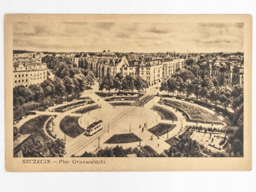 SZCZECIN - PLAC GRUNWALDZKI 1950 PRL
