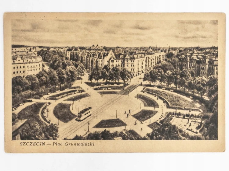 SZCZECIN - PLAC GRUNWALDZKI 1950 PRL