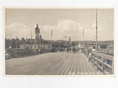 SOPOT - FRAGMENT MOLO WCZESNY PRL