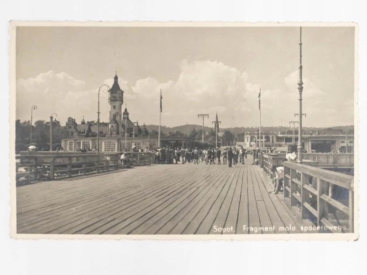 SOPOT - FRAGMENT MOLO WCZESNY PRL