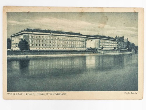 WROCŁAW - GMACH URZĘDU WOJEWÓDZKIEGO 1948 PRL