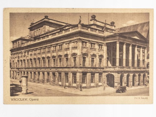 WROCŁAW - OPERA 1950 PRL