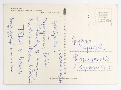 WROCŁAW - OSIEDLE GAJOWICE 1965