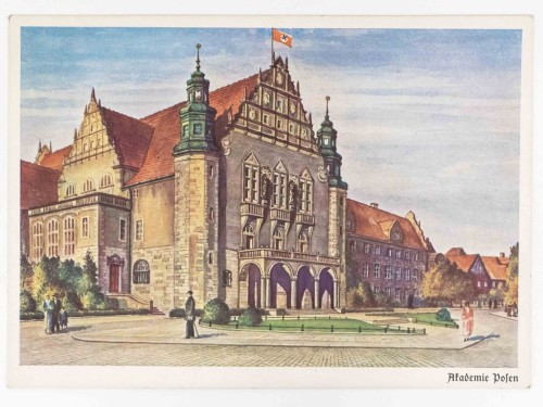POZNAŃ - AULA UNIWERSYTECKA UAM OKUPACJA NIEMIECKA II WŚ