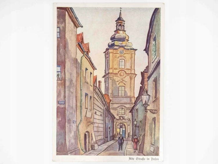 POZNAŃ - DAWNE KOLEGIUM JEZUICKIE UL. KLASZTORNA OKUPACJA NIEMIECKA II WŚ