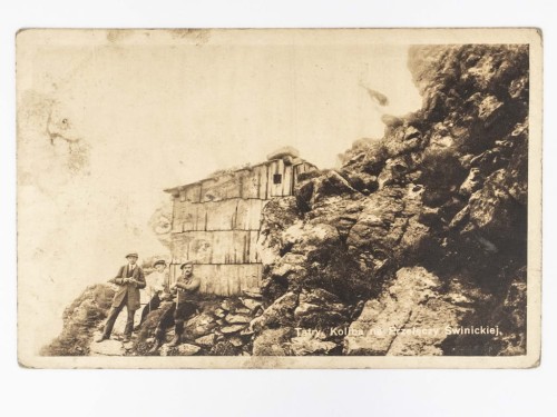 TATRY - KOLIBA NA PRZEŁĘCZY ŚWINICKIEJ 1929