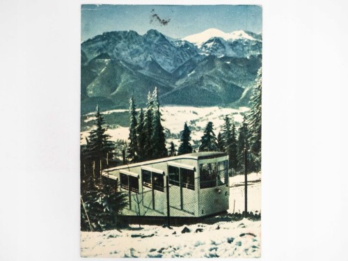 ZAKOPANE - KOLEJKA GÓRSKA NA GUBAŁÓWKĘ 1963