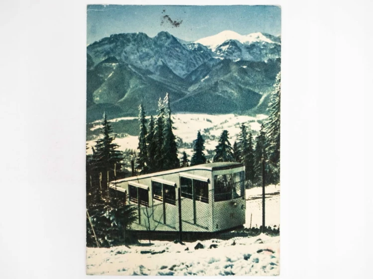 ZAKOPANE - KOLEJKA GÓRSKA NA GUBAŁÓWKĘ 1963
