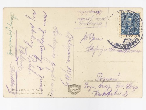 TATRY - WYSOKA I RYSY WIDOK Z GIERLACHU 1929